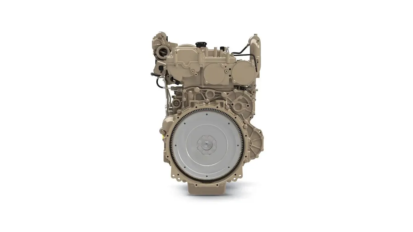 John Deere JD4G IHR, rear mechanical view