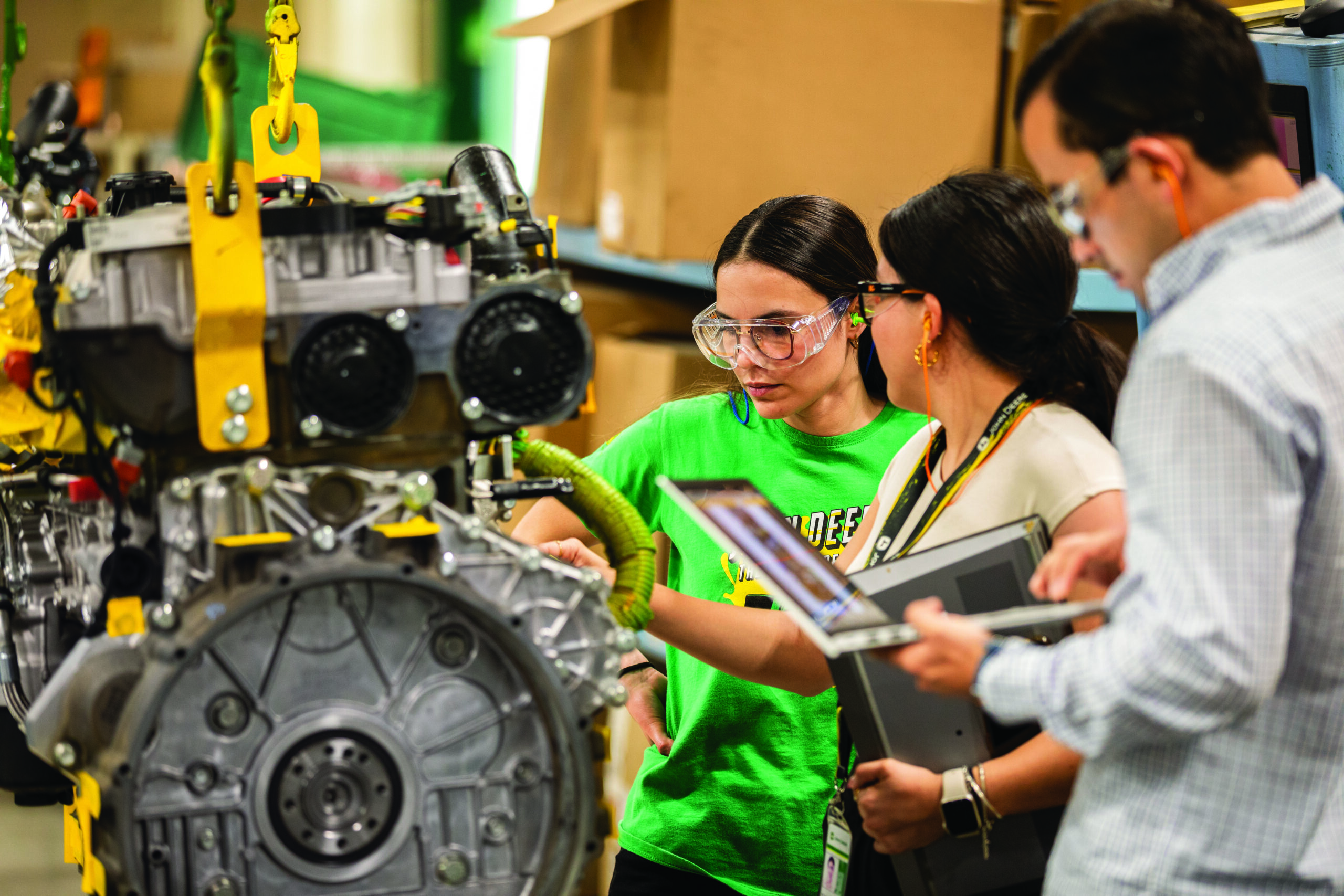 Engines in Dpower’s industrial operations